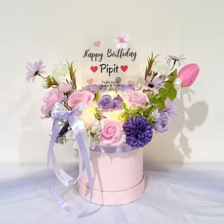 Bloom Box Akrilik Ucapan Ulang Tahun Ujungberung